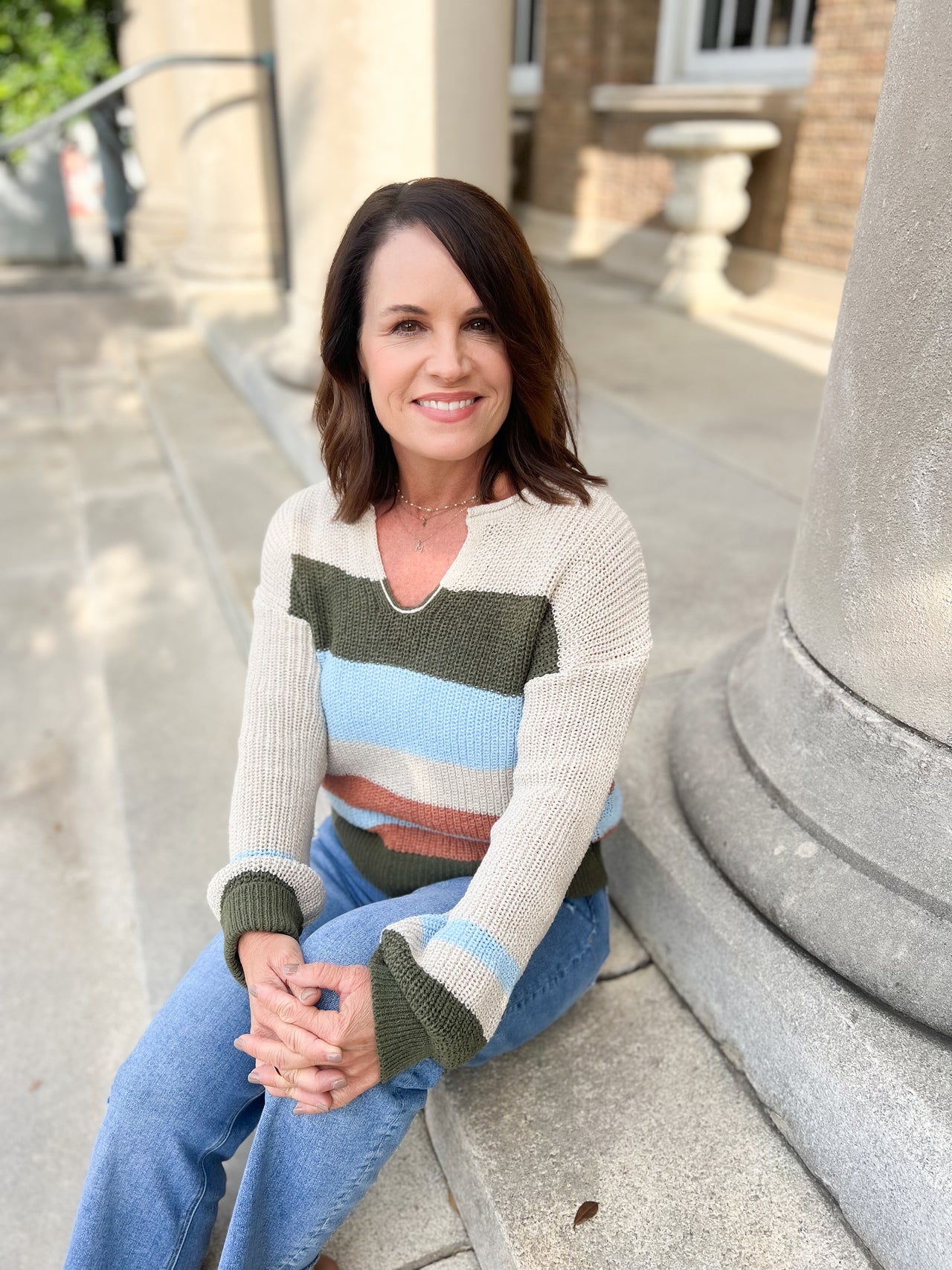 Relaxed Striped Sweater