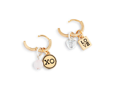 Love Charm Earring Set