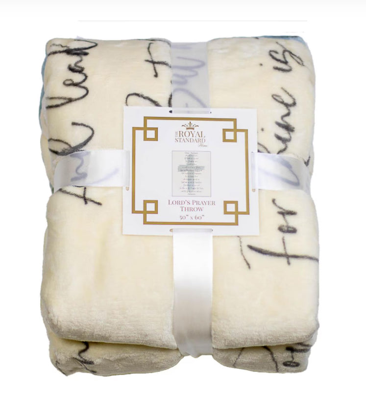 Lord's Prayer Throw