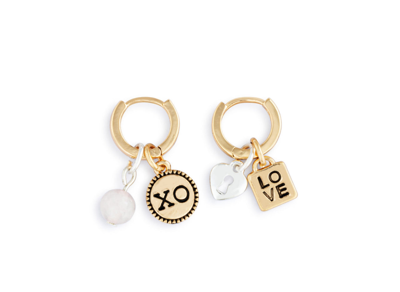 Love Charm Earring Set