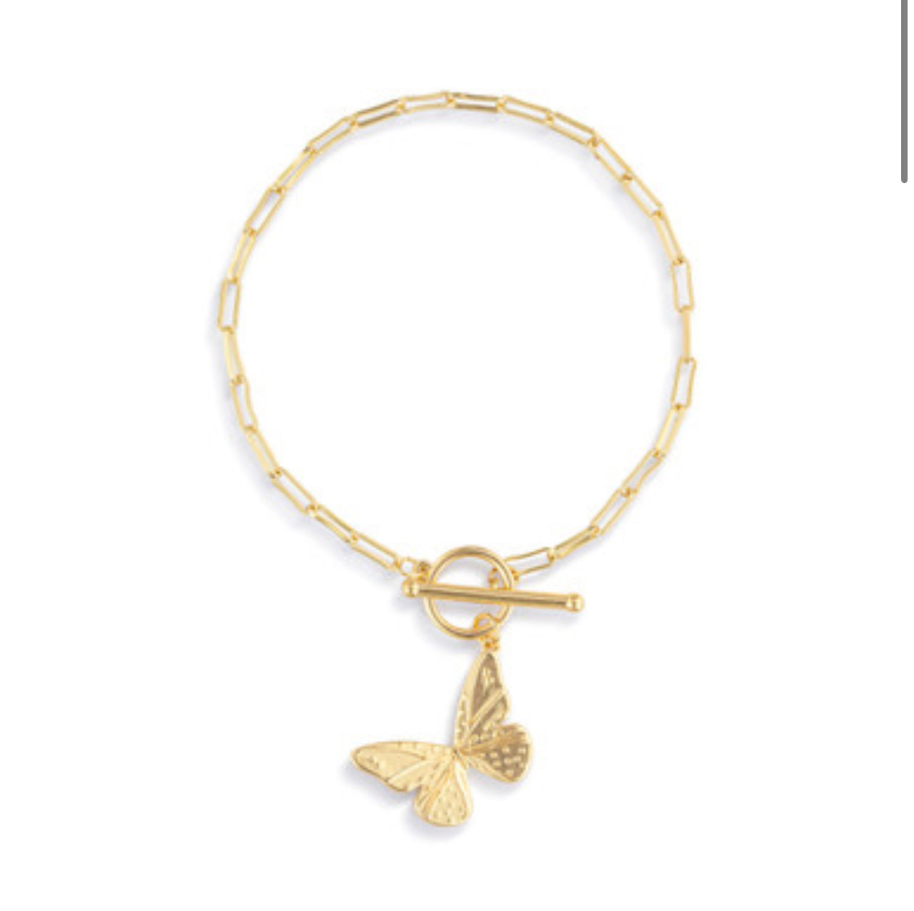 Butterfly Toggle Bracelet