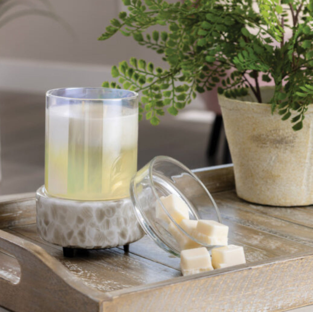 2-in-1 Classic Warmer Swirl Glass