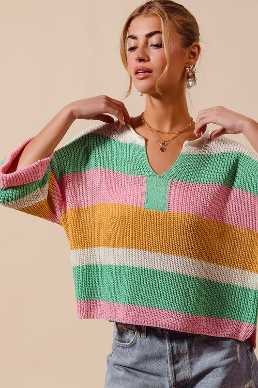 Multi Stripe Sweater