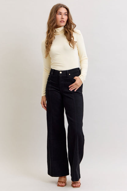 JB High Waist Retro Wide Leg Jeans