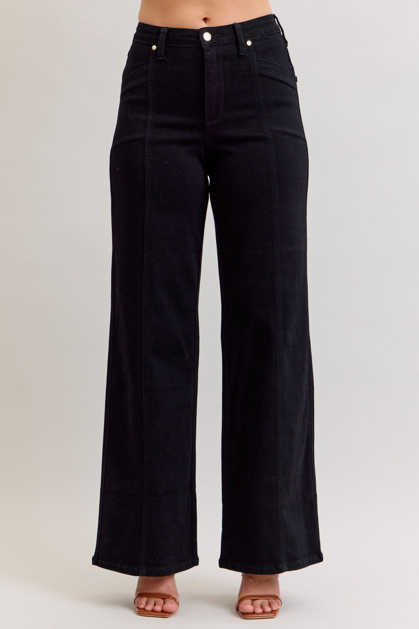 JB High Waist Retro Wide Leg Jeans
