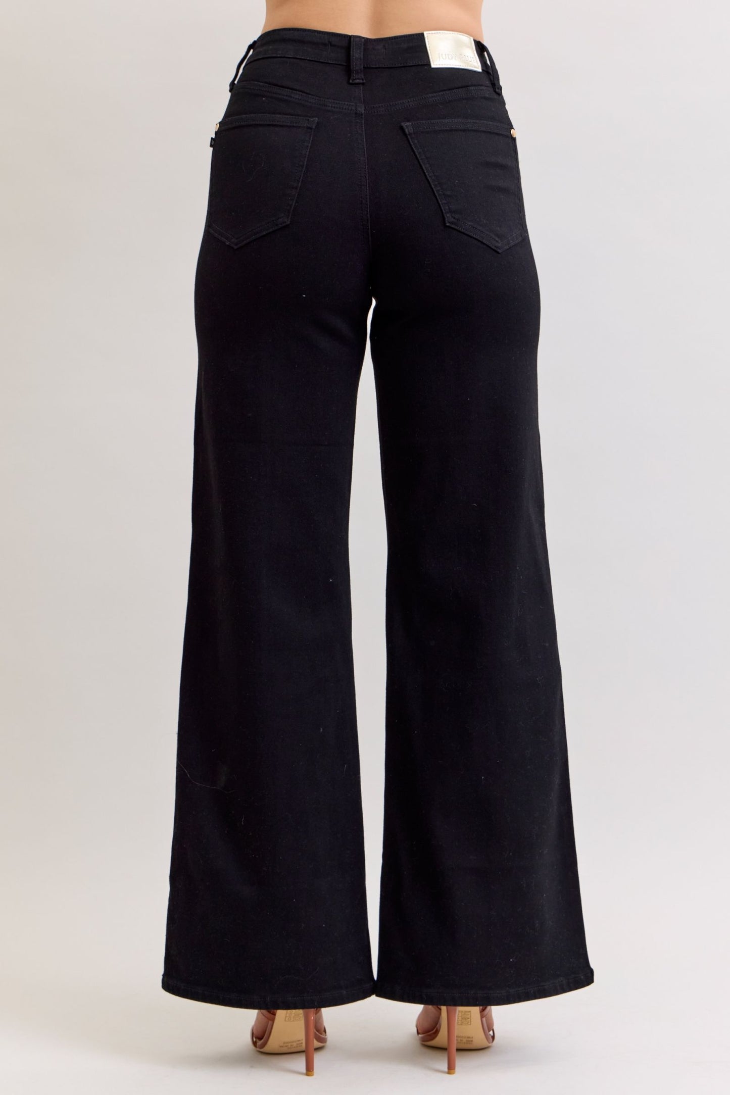 JB High Waist Retro Wide Leg Jeans