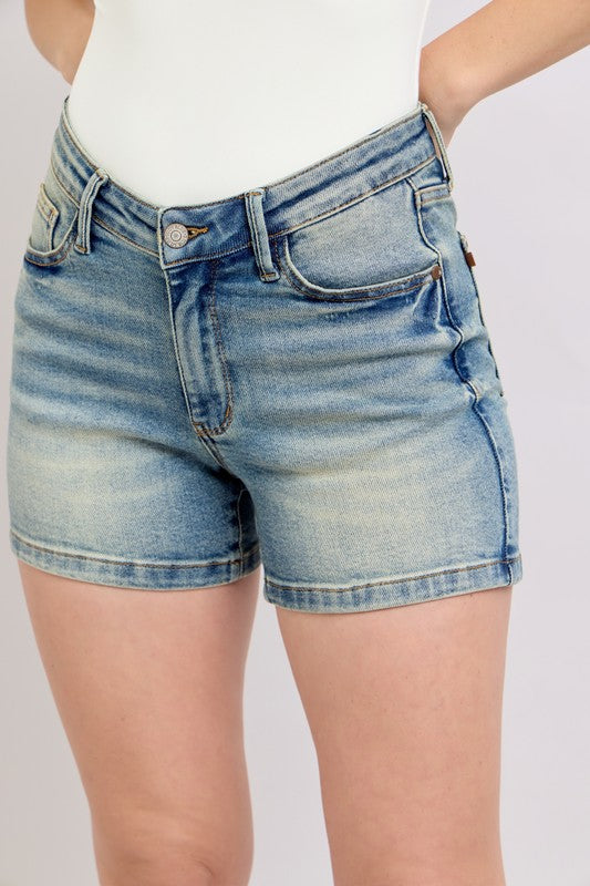 V-Front Vintage Wash Shorts