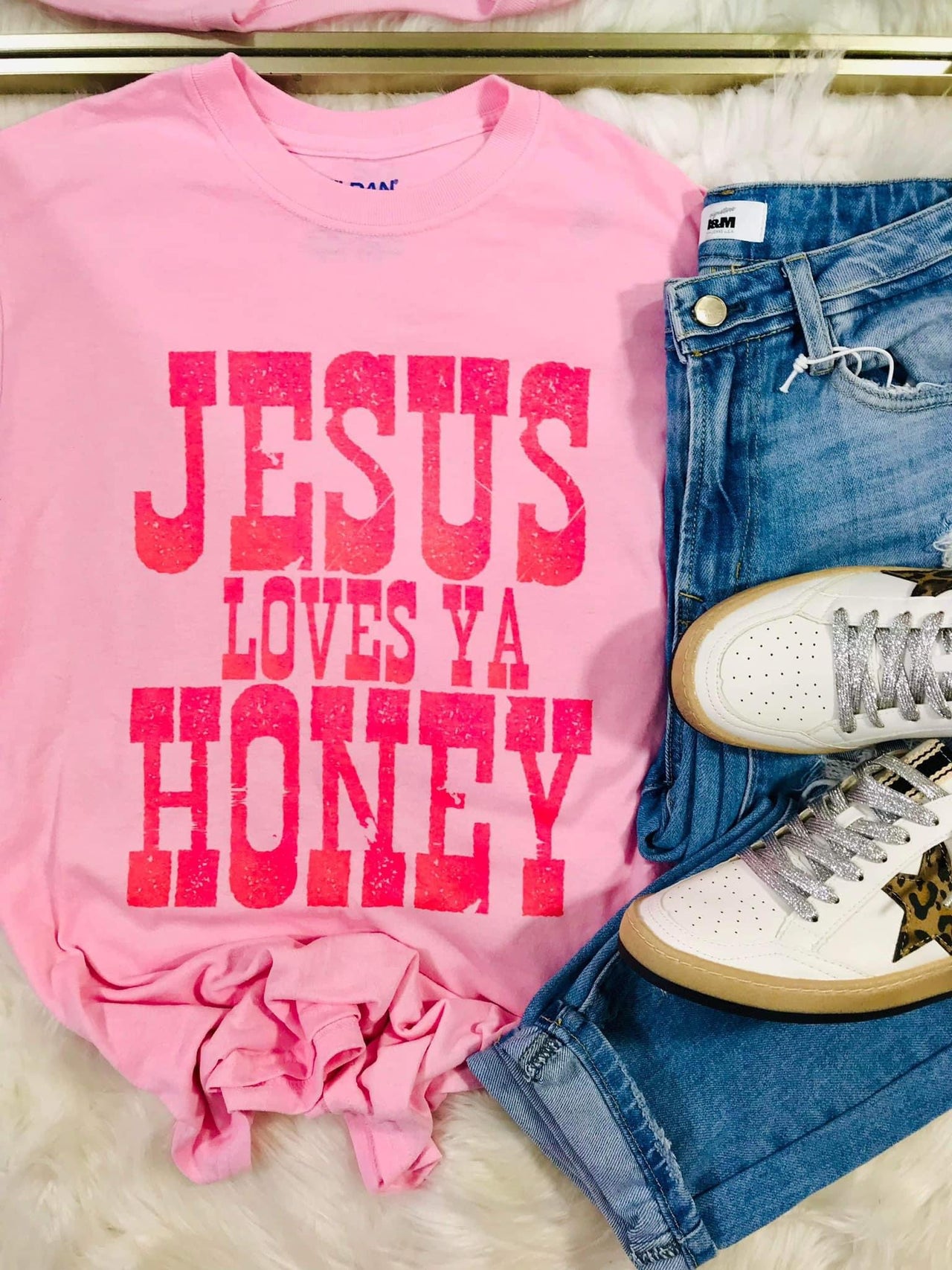 Jesus Loves Ya Honey Tee