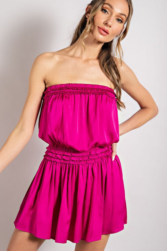 Open Shoulder Detail Dress