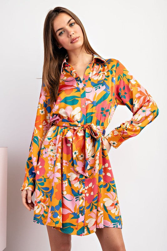 Flower Power Mini Dress