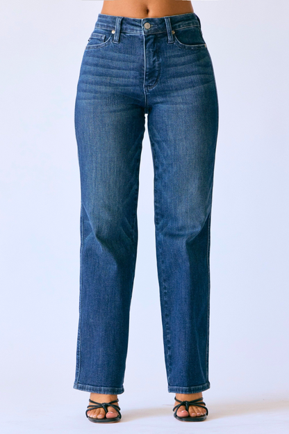 JB Petite Straight Tummy Control Jeans