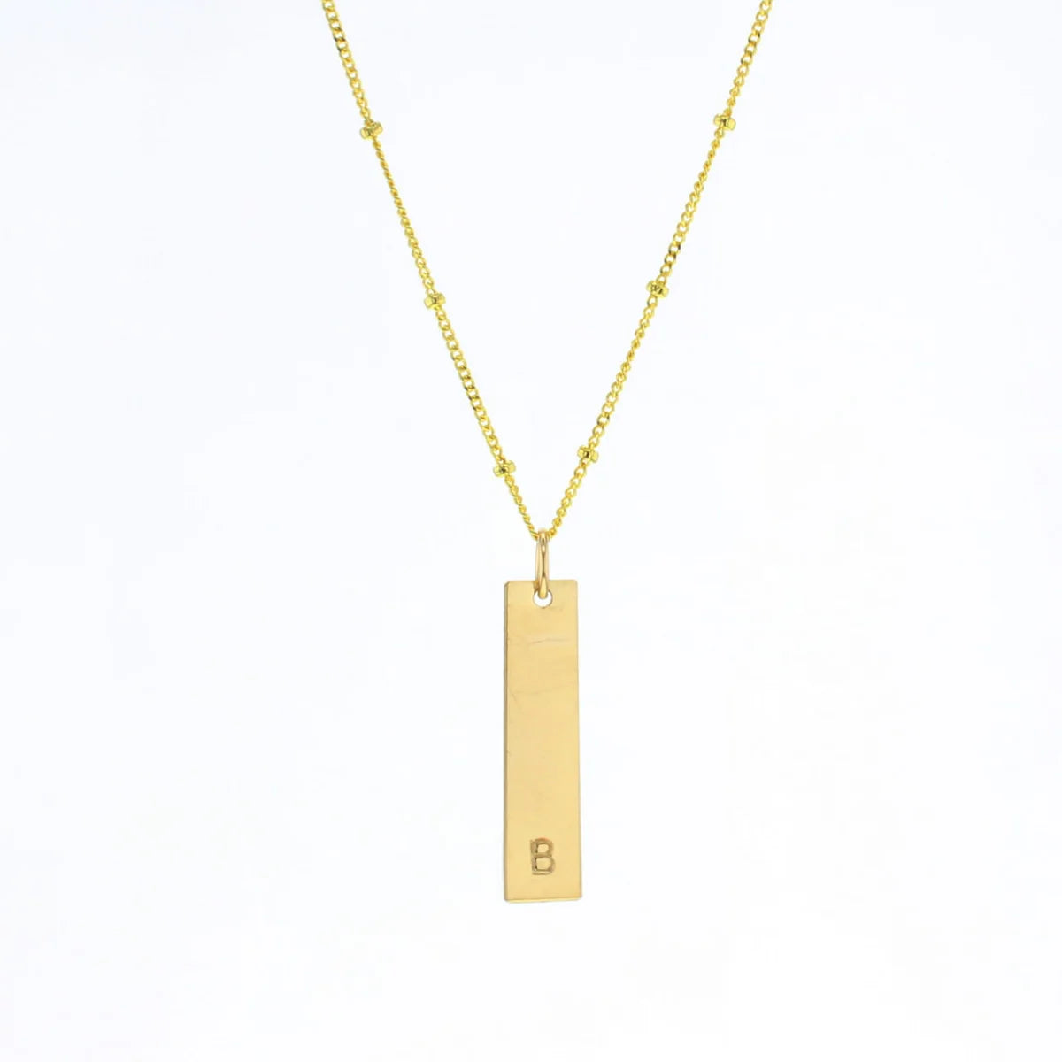 *PRE-ORDER* Bar Letter Necklace