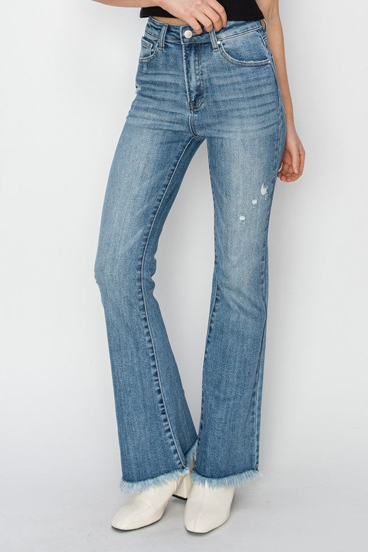 Risen HW Ankle Bootcut Jeans