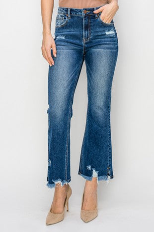 High Rise Ankle Flares