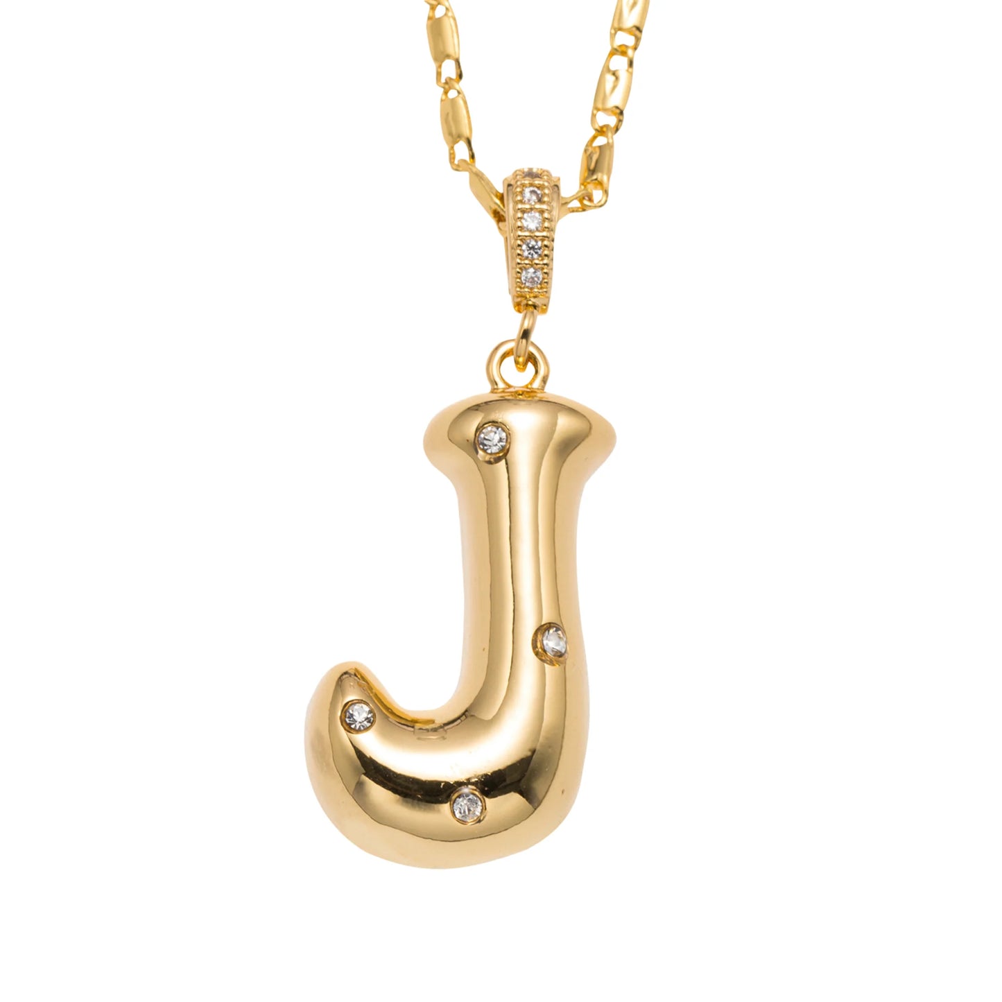 Bubbly! Initial Necklace