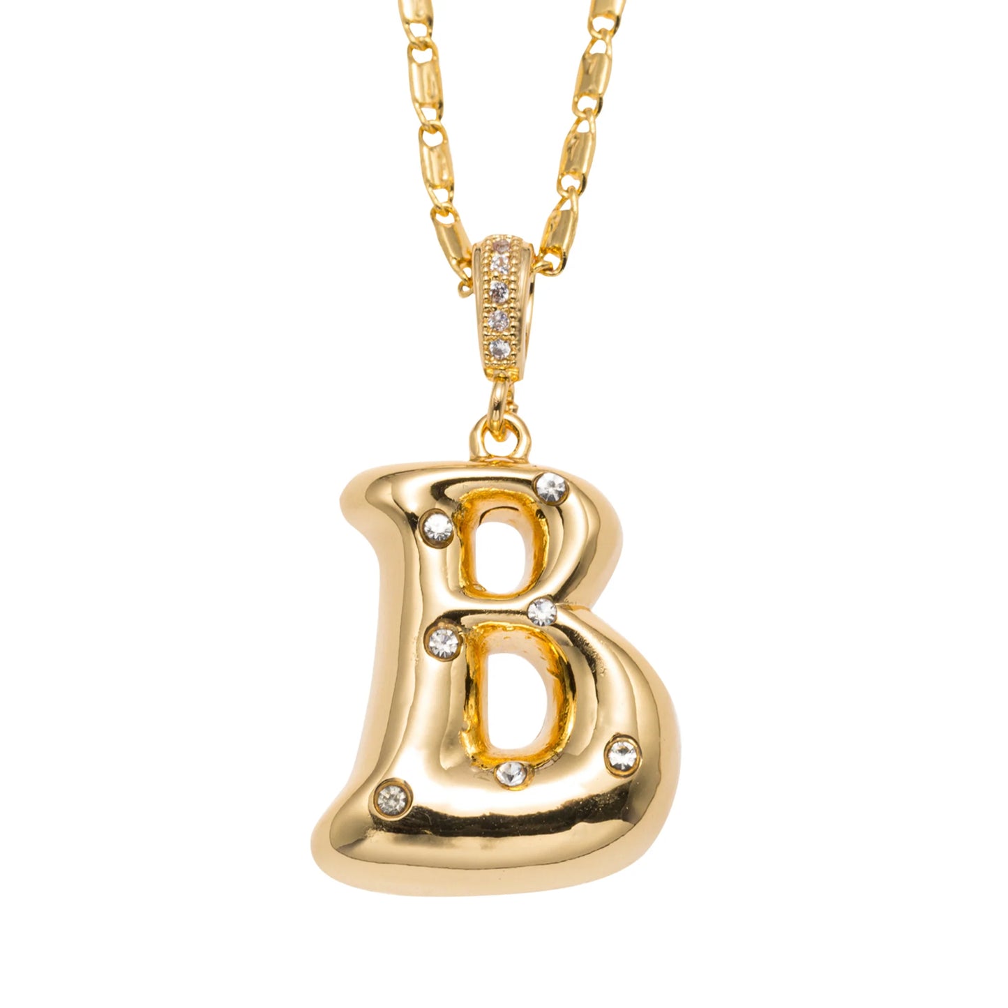 Bubbly! Initial Necklace