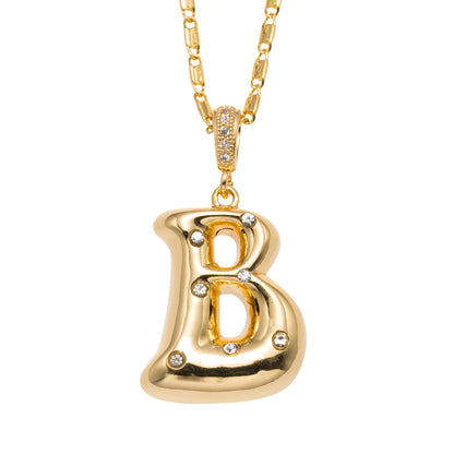 Bubbly! Initial Necklace