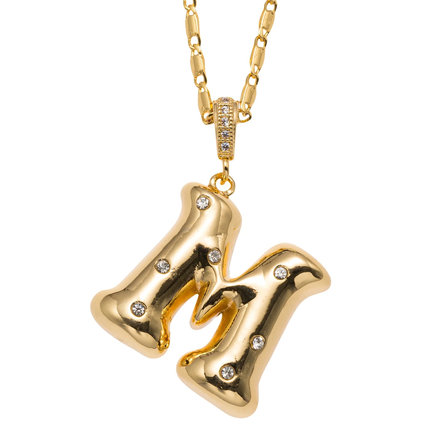 Bubbly! Initial Necklace