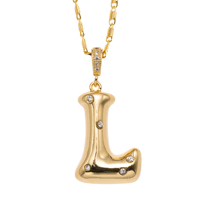 Bubbly! Initial Necklace