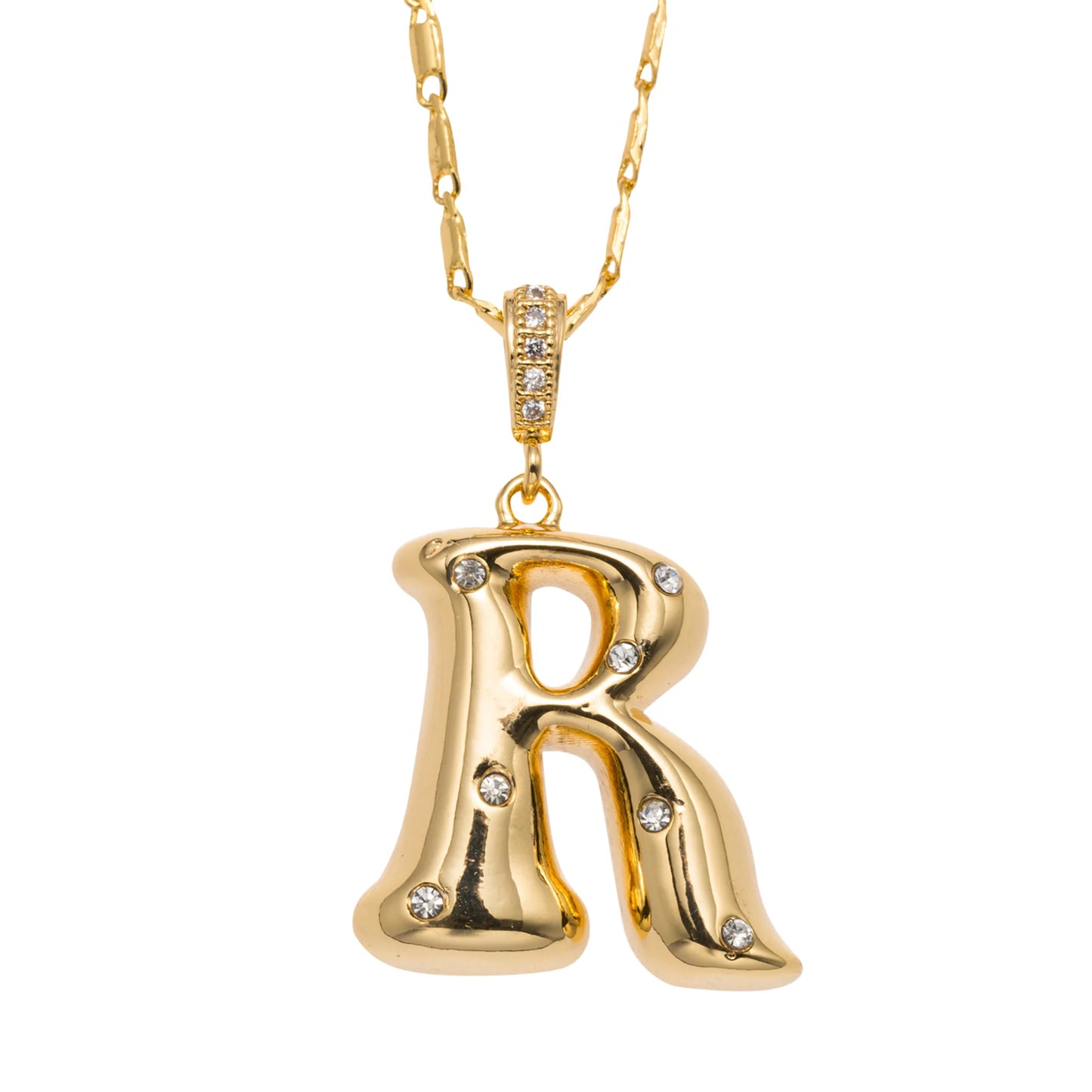 Bubbly! Initial Necklace