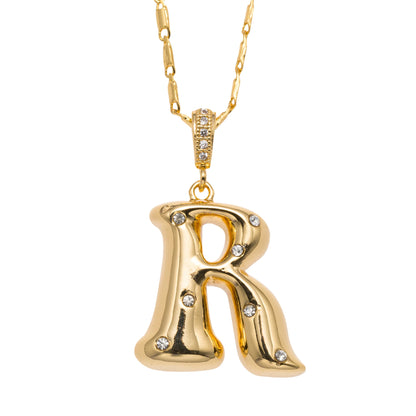 Bubbly! Initial Necklace