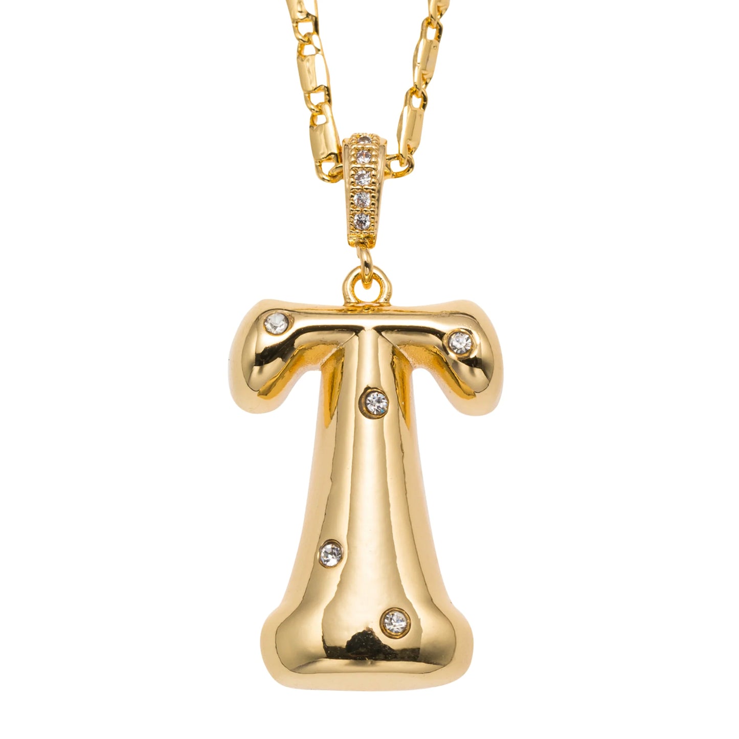 Bubbly! Initial Necklace