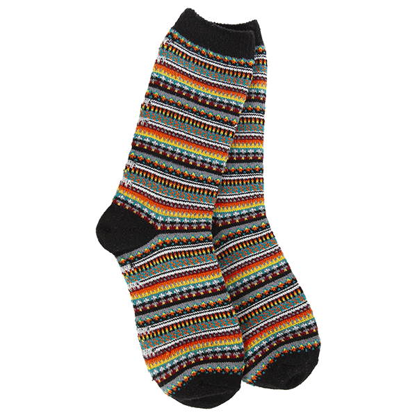 Weekend Boho Crew Black Stripe