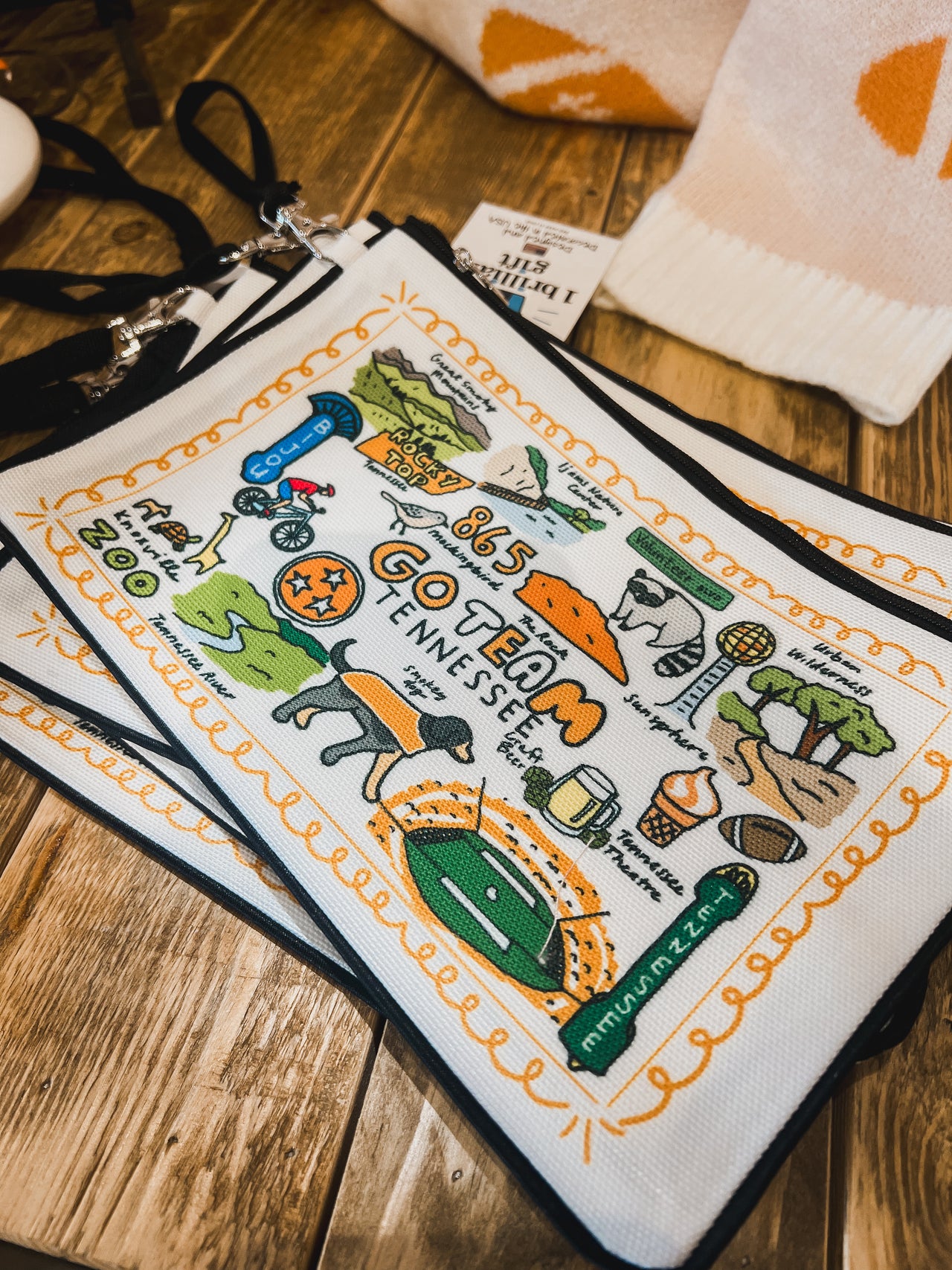 Go Team Tennessee Wristlet