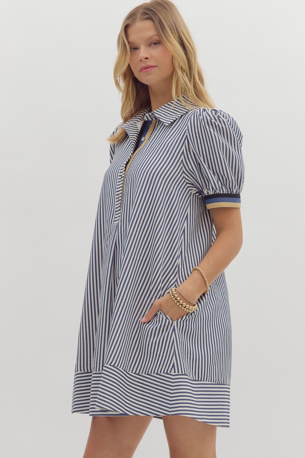 Striped Shift Dress