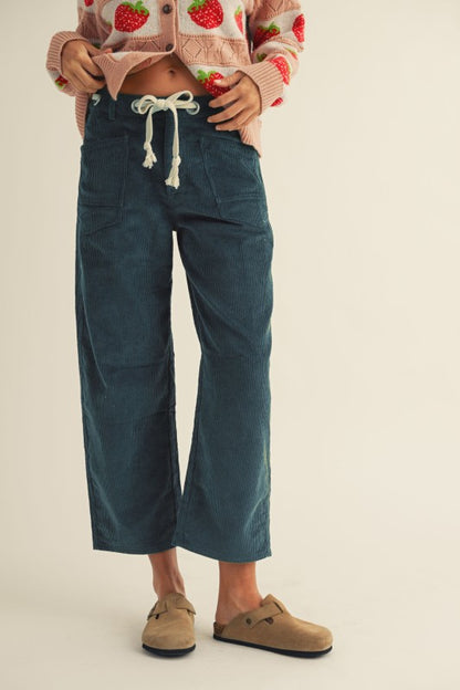 Corduroy Relaxed Pocket Pants