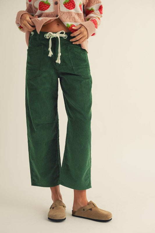 Corduroy Relaxed Pocket Pants