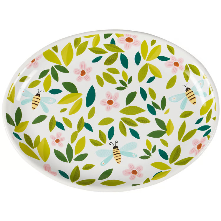 Flowers and Bees Trinket Tray