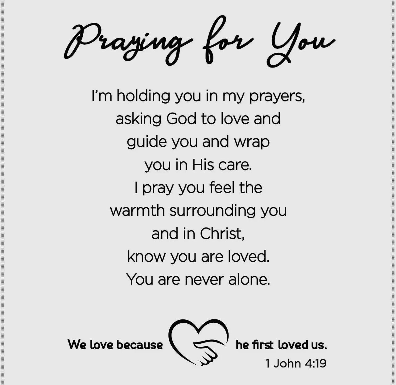 Praying for You