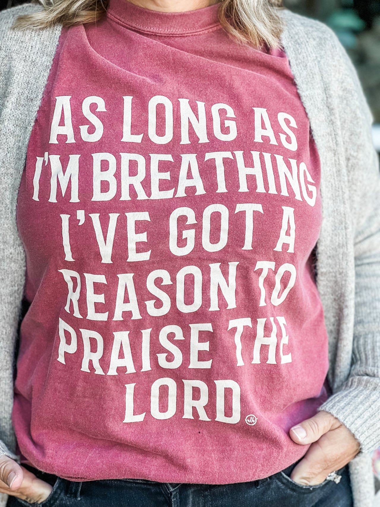 As Long As I'm Breathing Tee