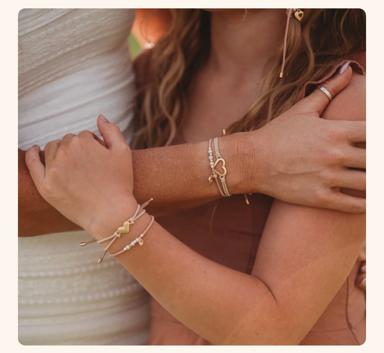 Mother/Daughter Hair Tie Bracelets
