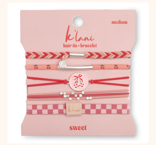 Sweet Hair Tie Bracelets