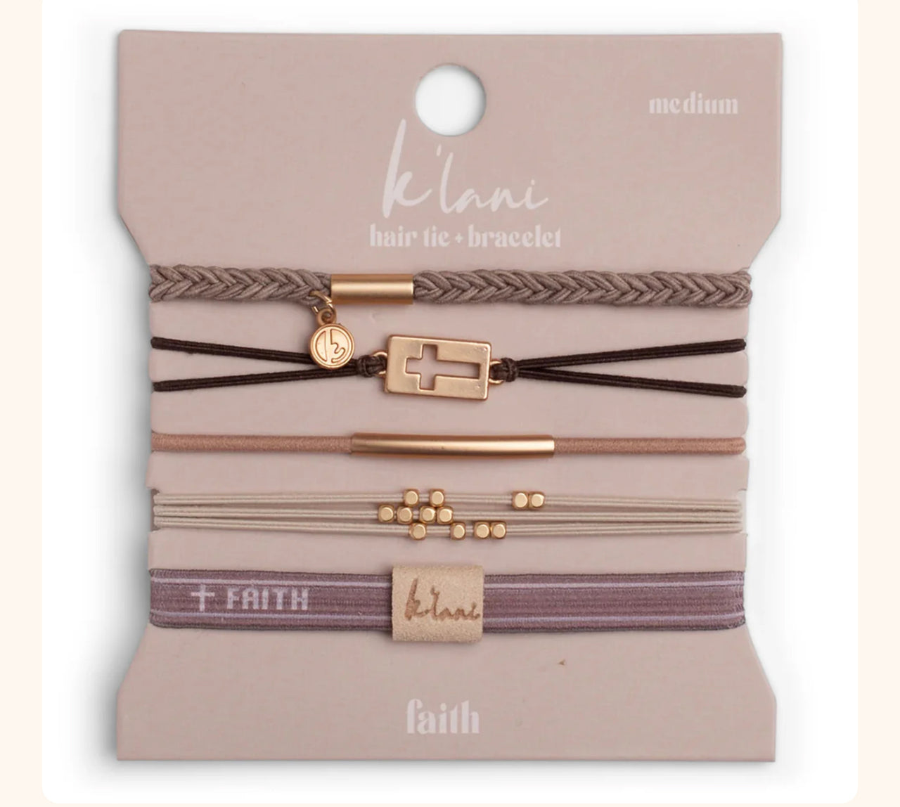 Faith Hair Tie Bracelets