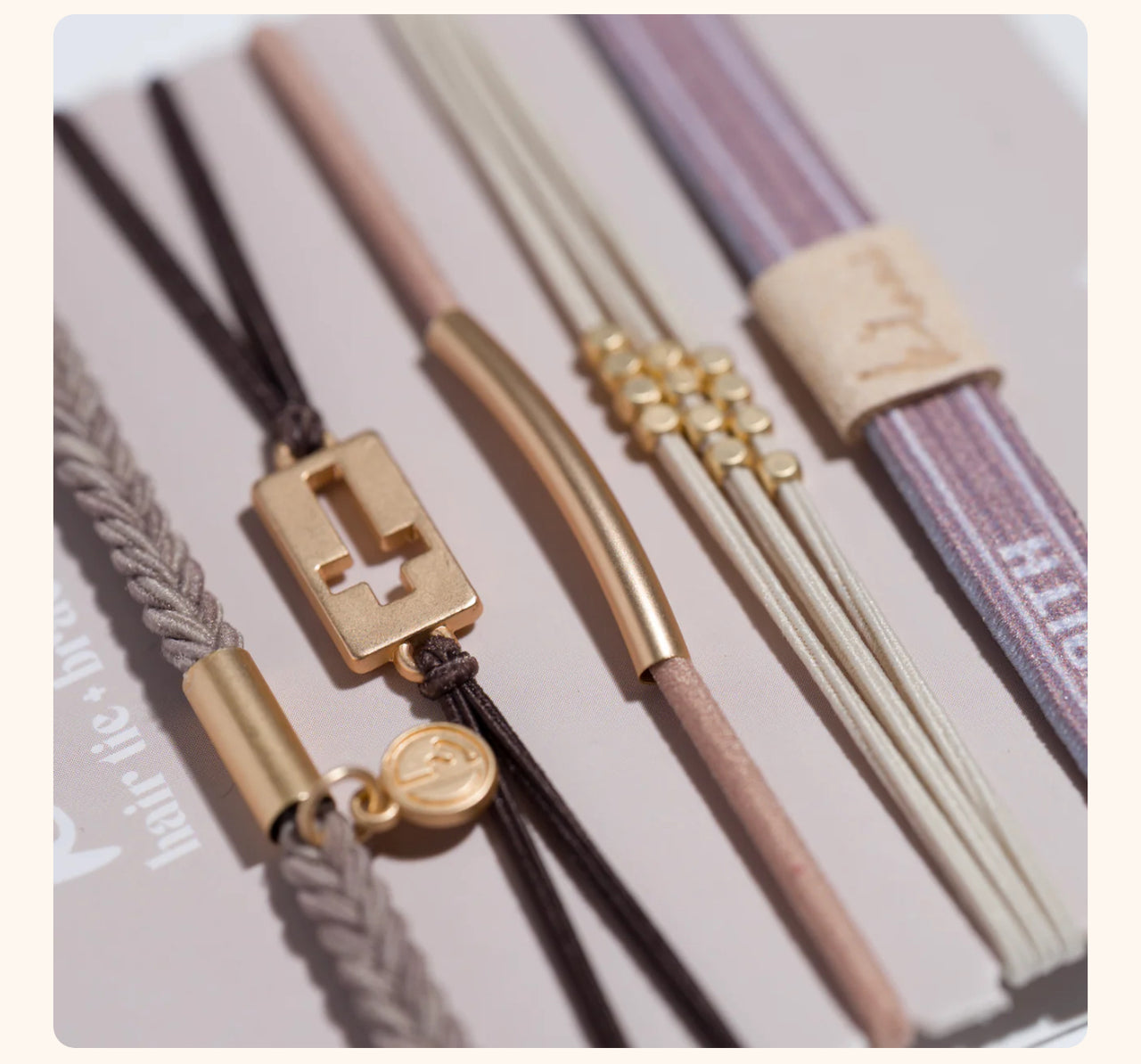 Faith Hair Tie Bracelets