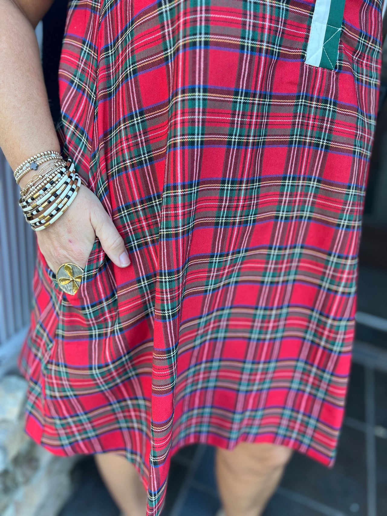 Plaid Mini Dress