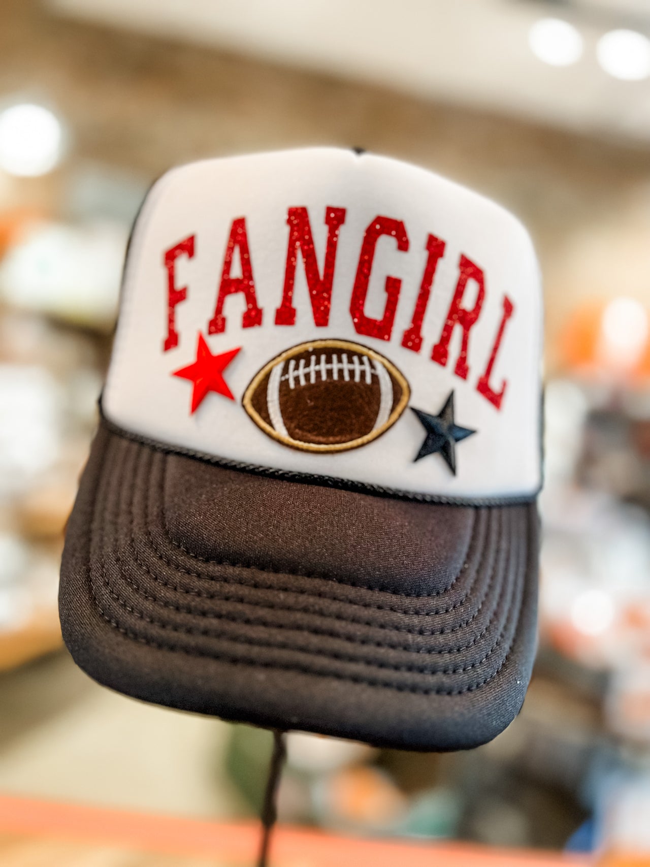 Fan Girl Glitter Hat