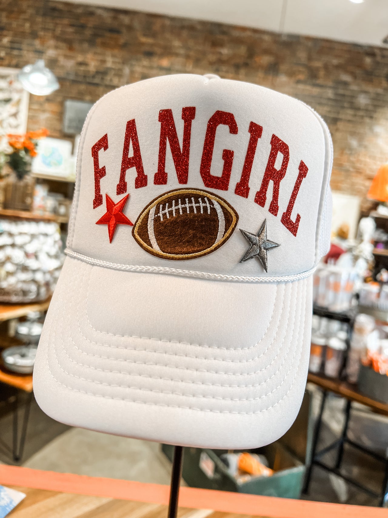 Fan Girl Glitter Hat