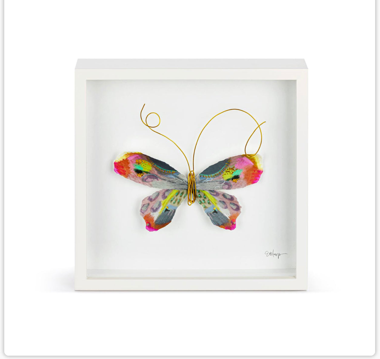 Multi Color Butterfly Wall Art