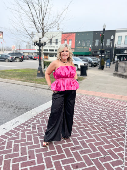 Night Out Strapless Top