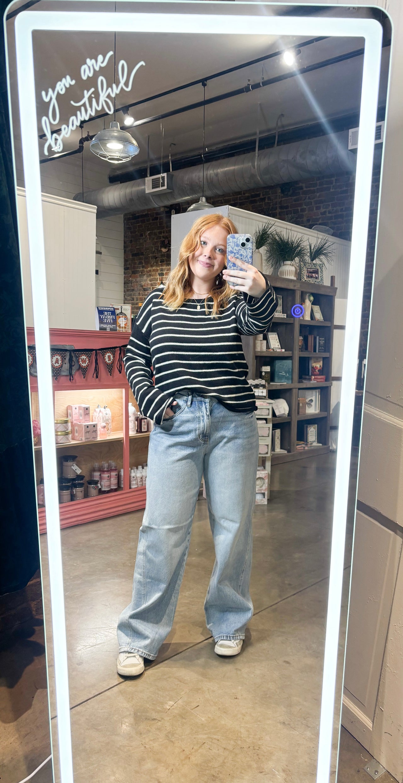 Soft Stripes Relaxed Sweater