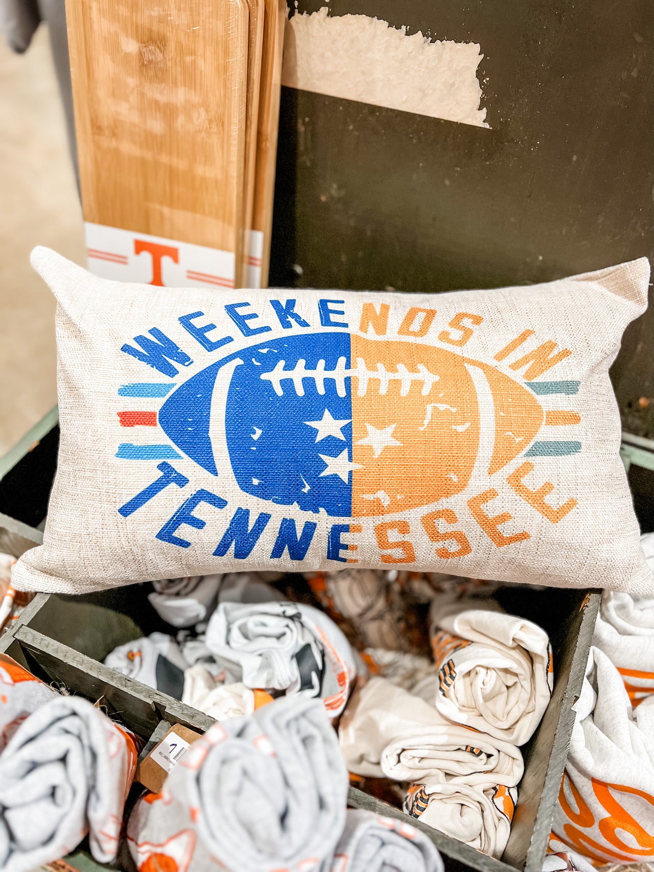 Weekends In Tennessee pillow