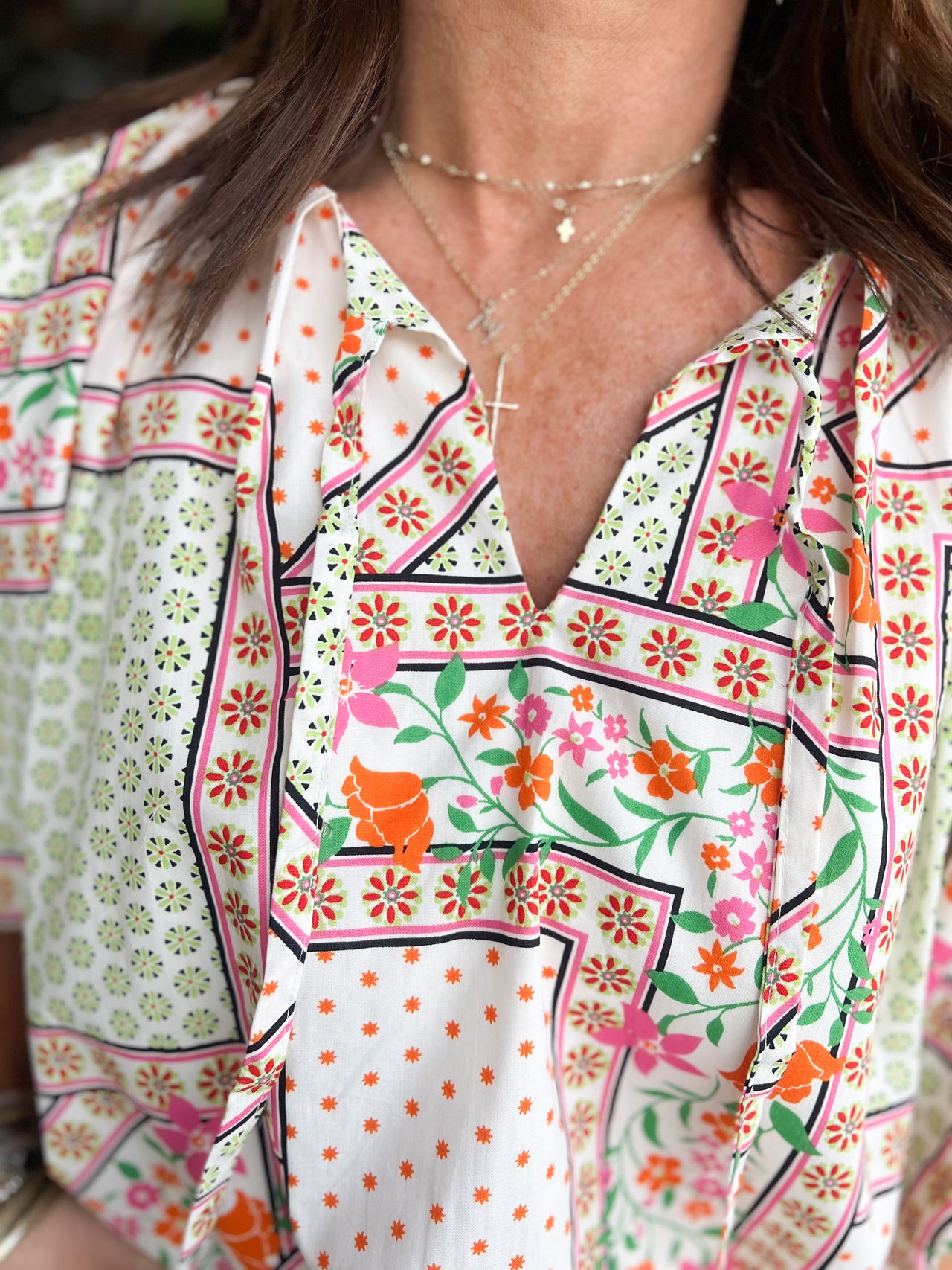 EXCLUSIVE FLORAL PRINT BUBBLE TOP