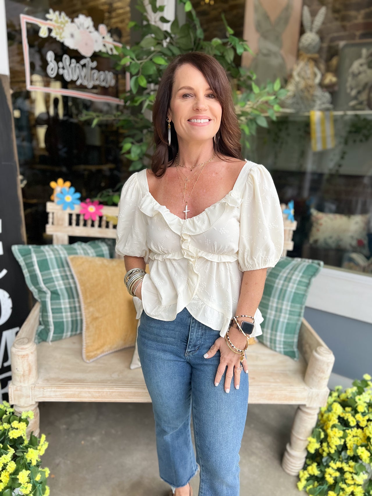 Dreamy Ruffled Bloom Blouse