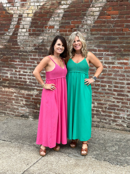 Flowy Crochet Sundress