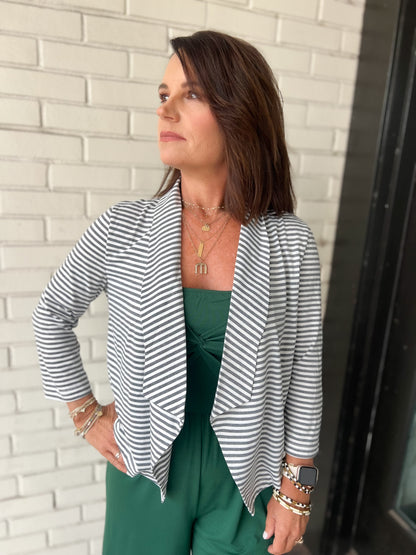 Soft 3/4 Sleeve Rae Blazer