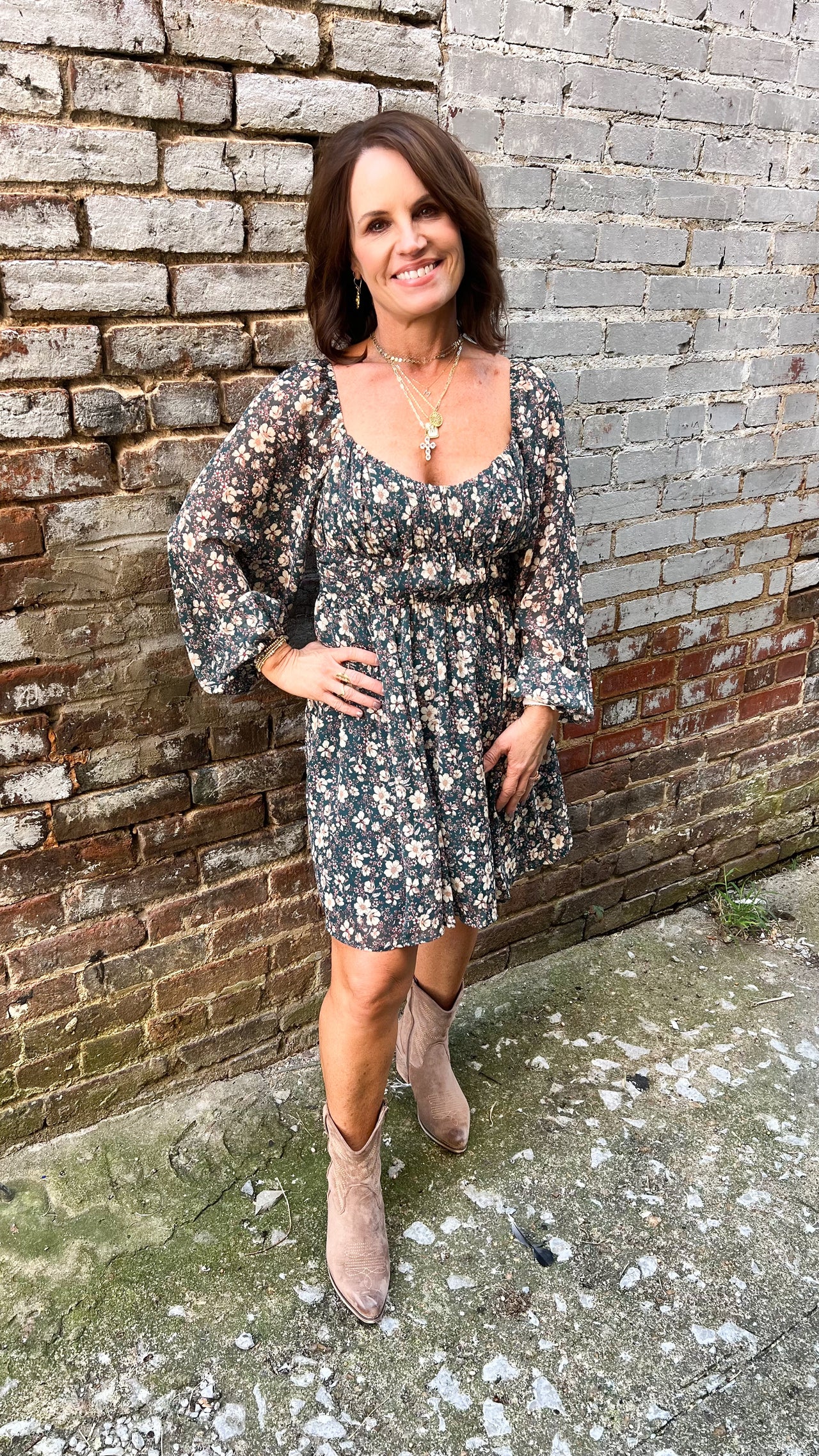 Floral Forest Dress